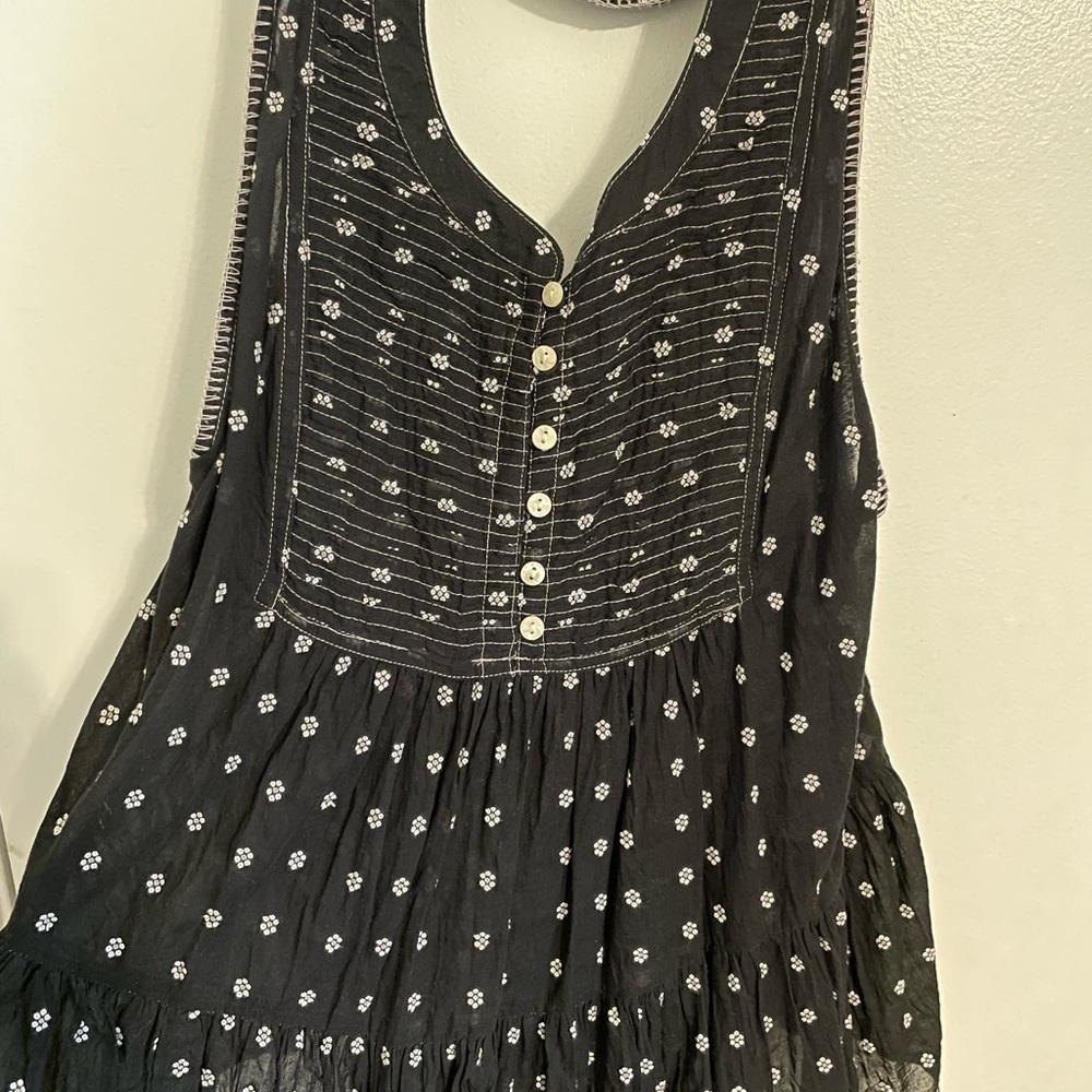 Free people patten low back tunic, S